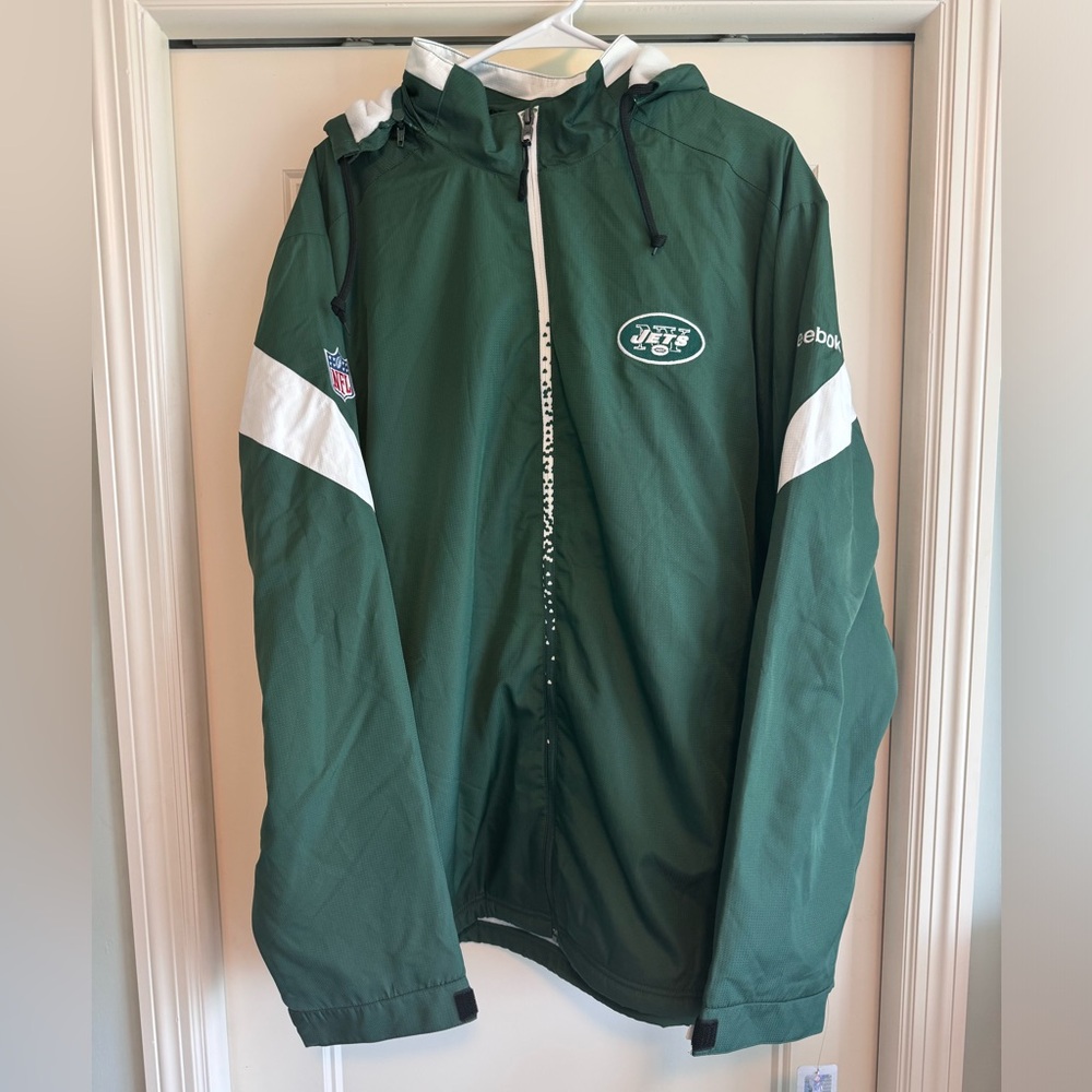 New York Jets Vintage 2010 Fleece Lined Coat - Size XL - NEW w/tags